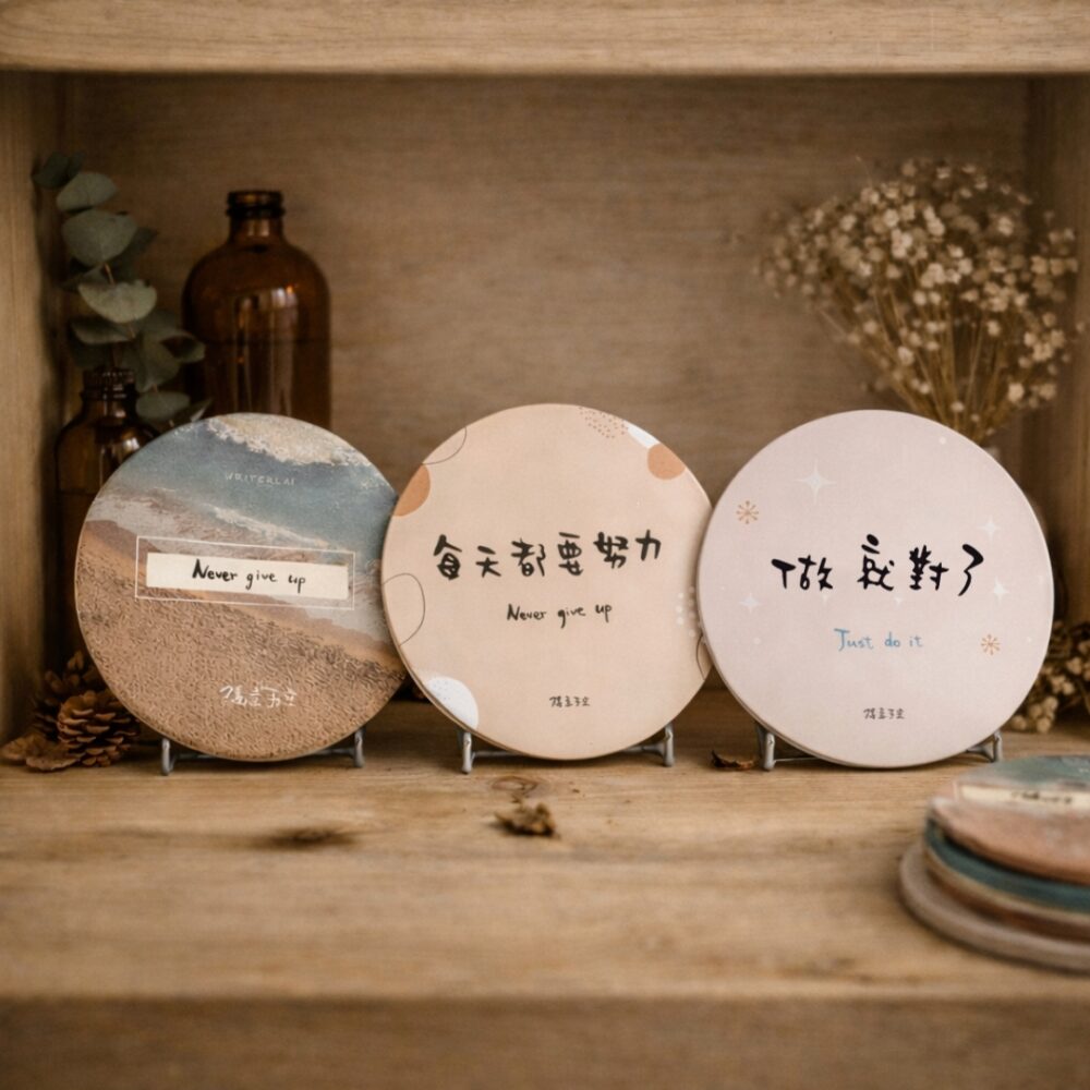 【禮盒】緩慢而美好 | 吸水杯墊